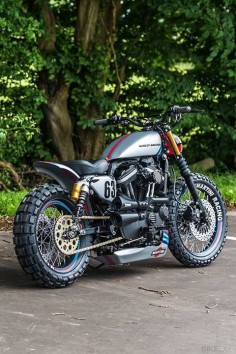Cool and custom Harley Davidson #motorbike #harley #custom badass custom motorcycles — choppers, cycles, Harley, modified
