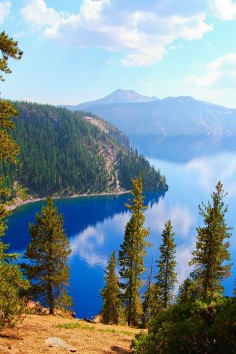 Crater Lake, Oregon: Home of the remarkably blue, crystal clear waters of the nation's deepest lake.
