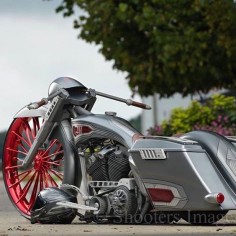 Custom Harley Davidson Misfit Industries misfit Made Bagger