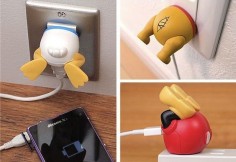 Cute USB Adapters That Look Like the Butts of Disney Characters I want pooh! Looks the the story where he gets stuck in the hole after eating too much honey. Lol!