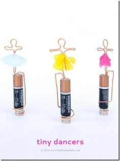 Dancing Science Project - This is such a FUN, easy to make science experiment using a battery and wire. SO COOL!