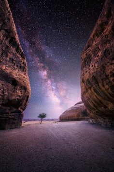 Desert near the oasis city of Al-Ula, Saudi Arabia