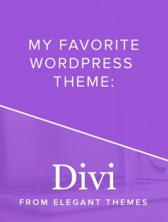 Divi is my favorite Wordpress theme to use when working with entrepreneurs. It's very robust, and very easy to use! *affiliate*
