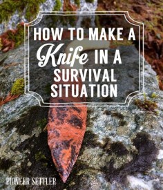 DIY Knife making - awesome survival tips & tutorials for preppers!