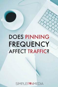 Does pinning frequency affect traffic? The answer always seems to be pin more pins when traffic is down. But does it always solve the problem? I compared 10 pins per day with 20 pins per day. The results may surprise you. @Simple Pin Media