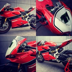 Ducati 1299S with Panigale R fairing. Ready for the 