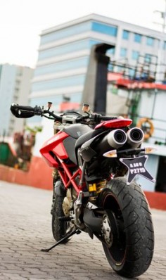 Ducati Hypermotard 1100s - stock photo