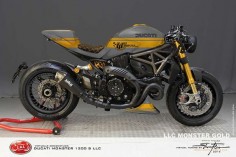 Ducati Monster 1200 S LLC Cafe Racer by GRAFIK ATELIER STEVEN FLIER #motorcyclesdesign #diseñodemotos |