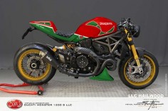Ducati Monster 1200 S LLC Cafe Racer by GRAFIK ATELIER STEVEN FLIER #motorcyclesdesign #diseñodemotos | 