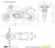 Ducati Monster 796 Blueprint
