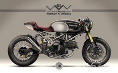 Ducati Monster Cafe Racer design - Wrench ‘n’ Wheels #motorcycles #caferacer #motos |