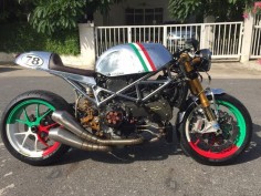 Ducati S4R Cafe Racer by Triple555 #motorcycles #caferacer #motos | 