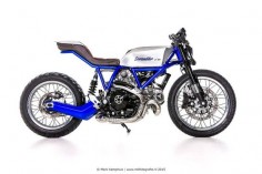 Ducati Scrambler "AL13 Blue" by Moto Puro