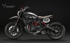 Ducati Scrambler Mock-Up with a dirt bike inspiration