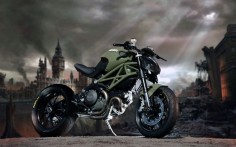 Dusty Wheels Racers : Post-atomic Ducati Monster!!