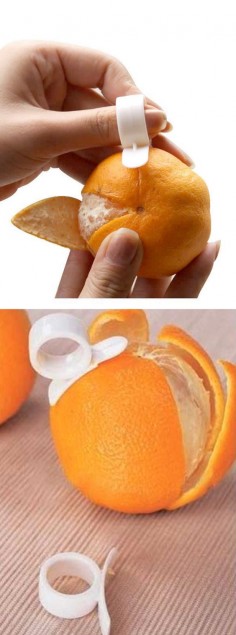 Easy Orange Peeler