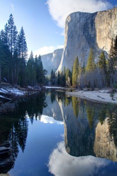 El Cap reflection, Yosemite.