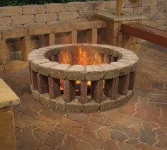 Enjoy your evenings outside by lounging around a Belgian Fire Ring. An ideal addition to your outdoor setting, this fire pit is easily constructed with Belgian Block and heavy-duty adhesive.