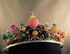 Every Bead in the Candy Store  for celebrations, bridal, weddings, parties, or for wearing around the house.  A mix of beads to make your mouth water, on a metal headband.  Tina's Tiaras - Shop for Tiaras