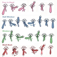 every girl should know how to tie their man's tie.