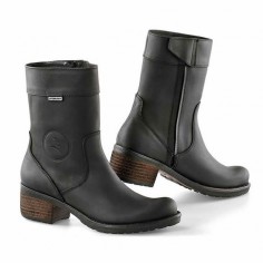 Falco Ayda Ladies Waterproof Motorcycle Boots  Description: The Falco Ayda Womens Motorbike Boots are packed with                     Specifications include                      Hydrophobic Full-Grain Leather Upper – The soft leather used         makes it very easy to get the boots on and off and also makes them        ...  