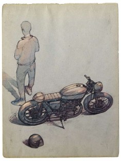 Federico Infante #illustration #design #motorcycles #motos | 