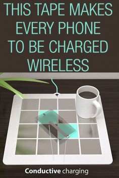 Few of the phones have wireless chargers, such as Apple and others, this Wi – Fi Charger is a solution to that problem  This patch is placed on the back of the phone and enables full wireless charger. It is adaptable for smartphones and tablets.