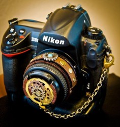 First CameraPunk™ !! Transform your camera into an eccentric piece of art that truly represents YOU! Decorative Lens caps, Leather Cuffs & Camera Straps =)