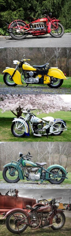 Five Old Indian Bikes