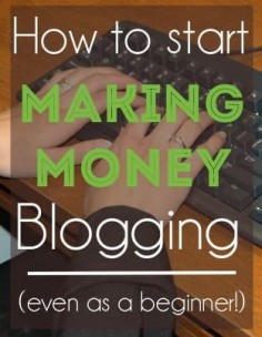 Five REAL ways to start making money with your blog and social media -- even if you're beginner!