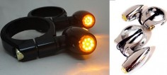 Fork Mount Astro LED Motorcycle Turn Signals