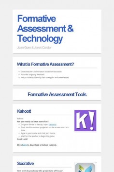 Formative Assessment & Technology