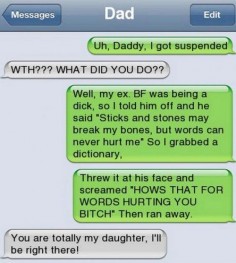 Funny texts.