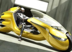 Future Motorbike, Futuristic Motorcycle, Concept Bike by Hiro Nakano