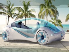 futuristic, Buick Ula Concept, Driving, Boating, car, amphibious vehicle, transparent top, concept, auto, transportation, future, automobile, Josh Henry, boat, car, 3D printed