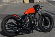 Garage Project Motorcycles - Another SR400 bobber by Custom Bike Light.