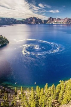 Giant swirl ~ Crater Lake National Park, Oregon