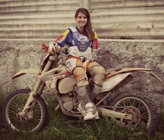 Girls ad their dirt bikes. YEA!!!!