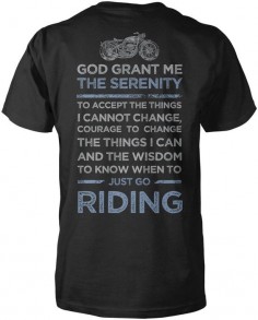 God Grand Me Serenity Motorcycle T-Shirt
