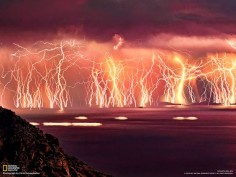 Greece Lightning storm