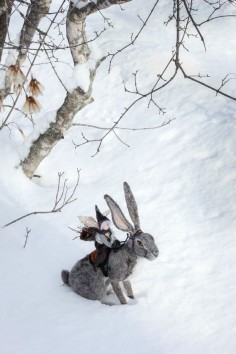 Hare rider - Winter's Children — by Lavender & Lark