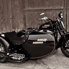 Harley Davidson at it’s finest, LG JJ ~ Sidecar Motorcycle