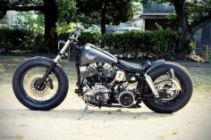 Harley-Davidson Shovelhead | Bobber Inspiration - Bobbers and Custom Motorcycles | waitforschool July 2014