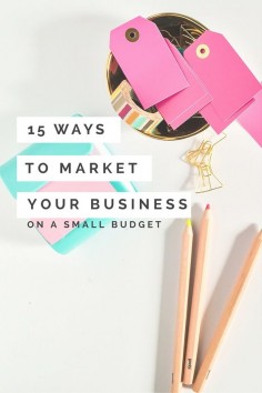Hate Self-Promotion? 15 (non-icky) Ways to Market Your Business on a Small Budget - Image via Rekita Nicole