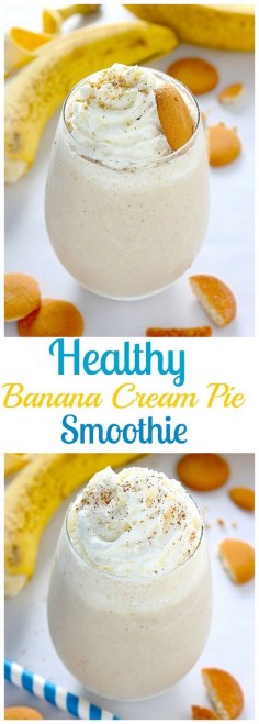Healthy Banana Cream Pie Smoothie: