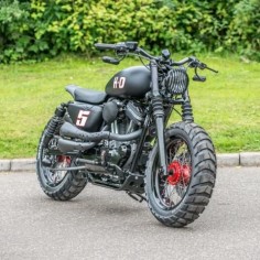 ϟ Hell Kustom ϟ: Harley Davidson Sportster By Shaw Speed And