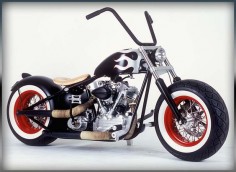 Here's the "Hot Rod" model by Exile Cycles. Big fat tires is something they like over there. :: e x i l e ::