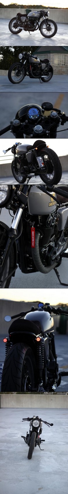 Honda CB 400 Cafe Racer #motorcycles #caferacer #motos |
