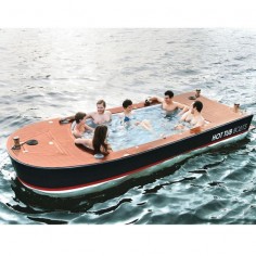 Hot Tub Boats -- best idea ever #boat #hottub #party #friends