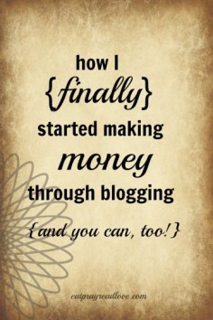 How I {finally} Started Making Money Blogging (and you can too!)- Part 1 #blogging #finance